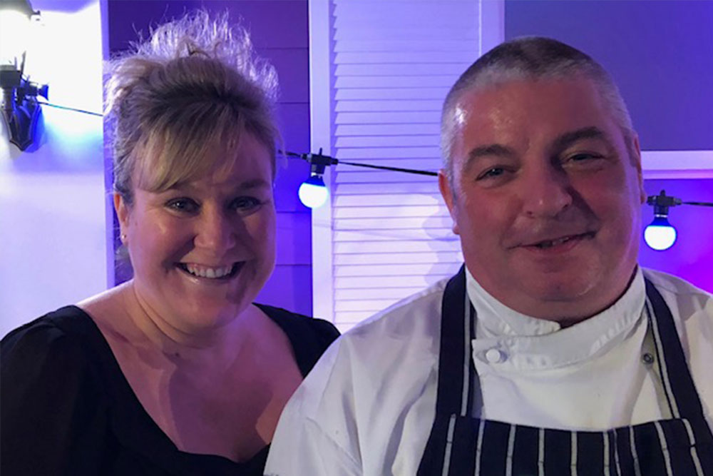 Smith's Catering founders Chris and Natalie